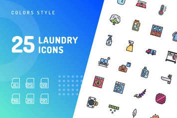 Laundry Color Icons