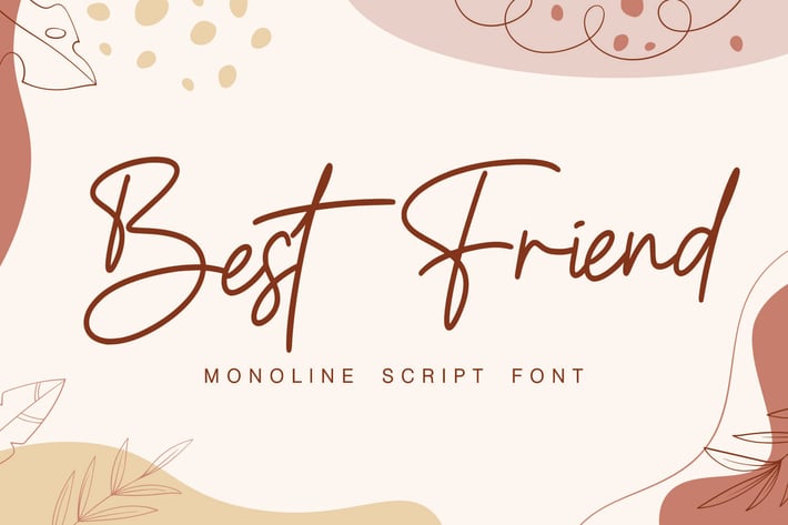 Best Friend - Signature Font