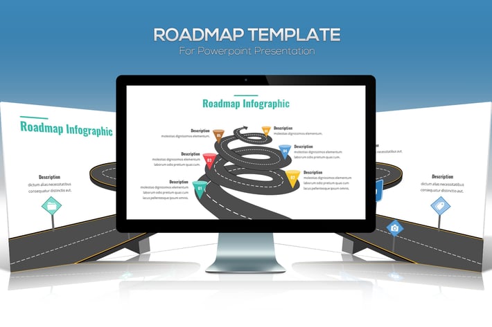 Roadmap Template For Powerpoint Presentation