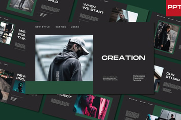 Creation Powerpoint Template