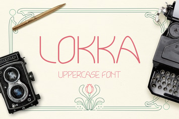 Lokka Uppercase Font