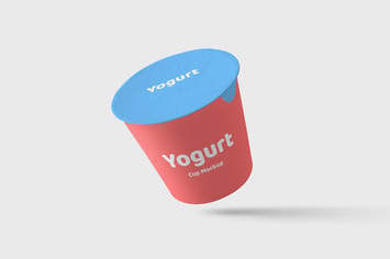 Yogurt Cup Photoshop Mockups