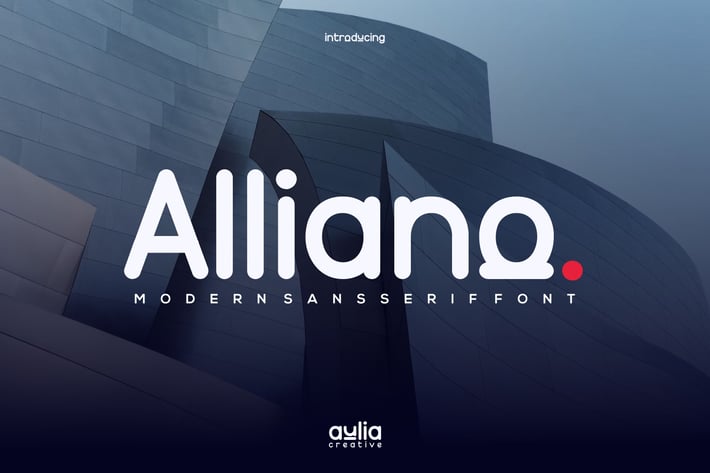 Alliano Display Typeface
