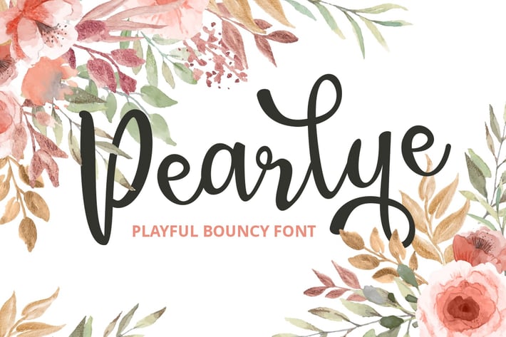 Pearlye - Playful Bouncy Font