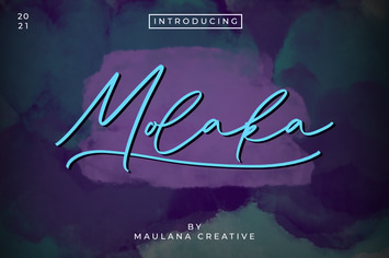 Molaka Modern Script Font