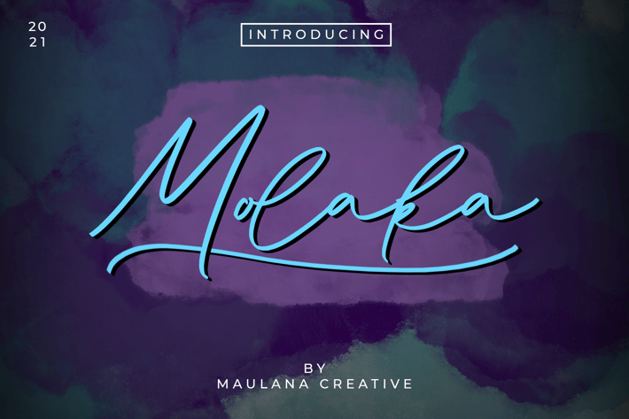 Molaka Modern Script Font