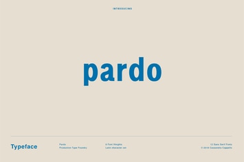 Pardo - Modern Type Family