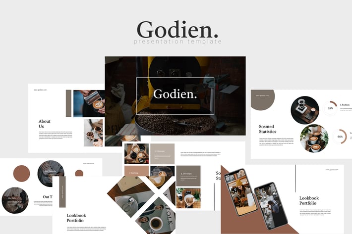 Godien - Coffee Roastery Keynote Template 