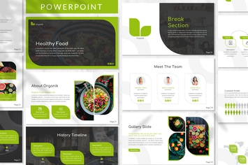 Organik - Healthy Powerpoint Template