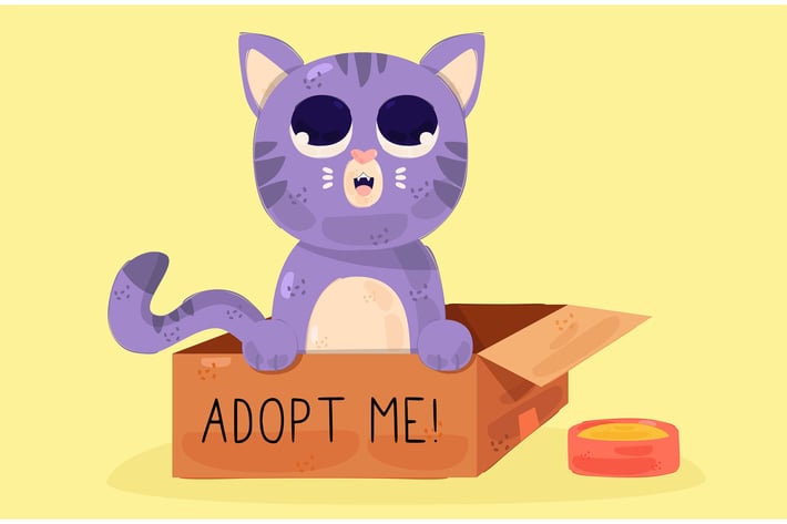 Adopt Pet Concept Illustration