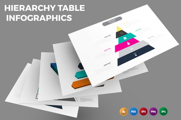 Hierarchy Table – Infographics Design