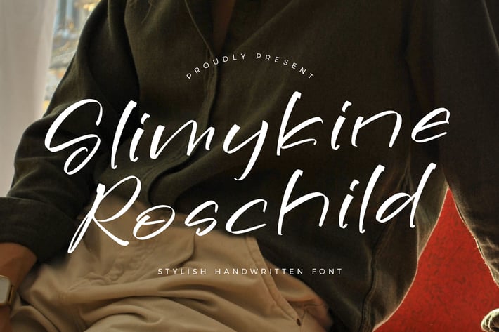 Slimykine Roschild Stylish Handwritten Font
