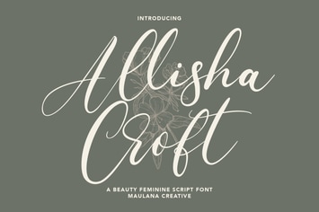 Allisha Croft Beauty Feminine Script