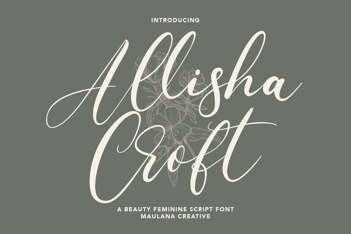 Allisha Croft Beauty Feminine Script