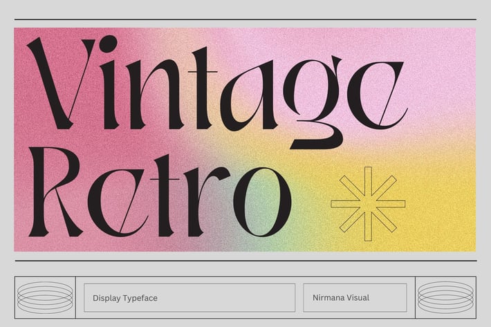 Vintage Retro - Logo Font
