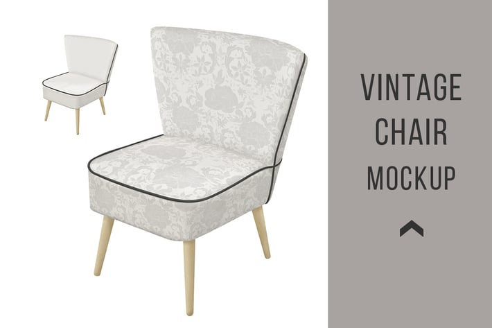 Vintage Armchair Mockup
