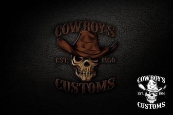 Skull Cowboy Logo