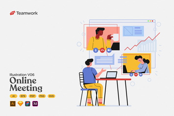 Teamwork - Online Conference Video Meeting