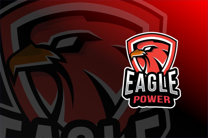 Eagle Power Esport Logo Template