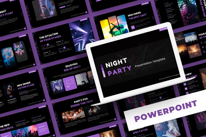 Night Party - Powerpoint Template