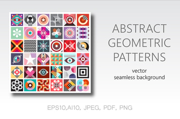 Abstract Art Seamless Vector Background