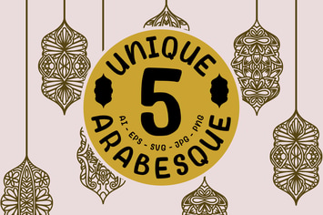 5 Unique Arabesque Mandala