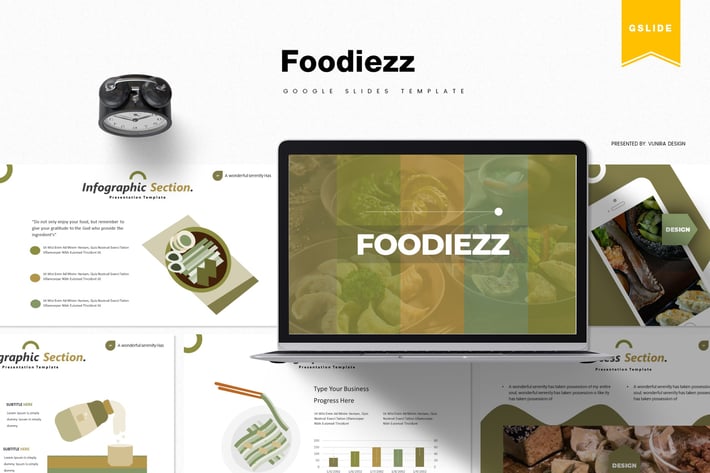 Foodiezz | Google Slides Template