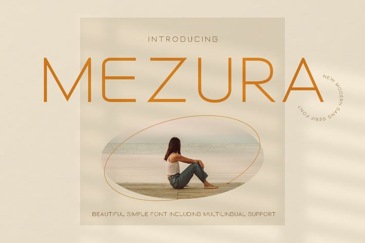 Mezura Advertisement Font