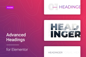 Customizable heading for Elementor