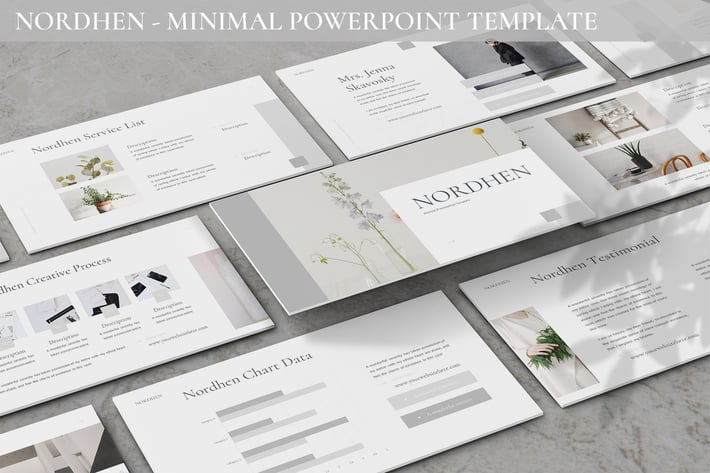 Nordhen - Minimal Powerpoint Template