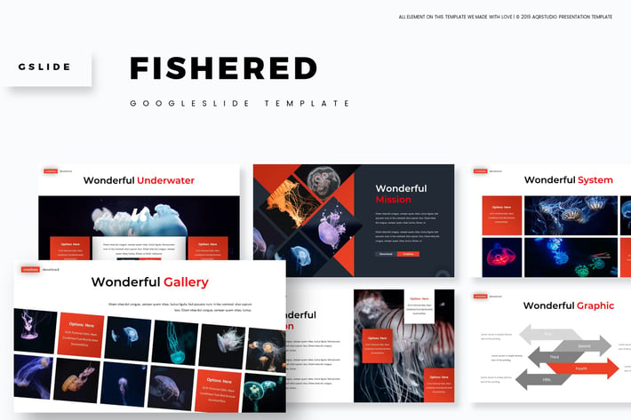 Fishered - Google Slides Template