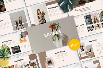 Eggnes - Clean Keynote Templates