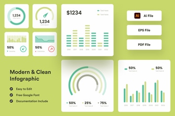 Modern & Clean Infographic