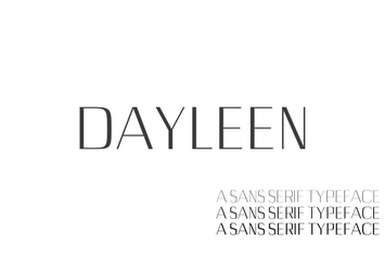 Dayleen Sans Serif Font Family