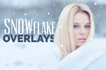 Snowflake Photo Overlays