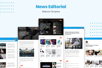 News Editorial Website Template
