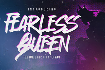 Fearless Queen - Graffiti Typeface