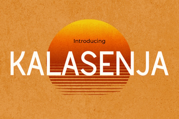 Kalasenja - Retro Sans Serif font