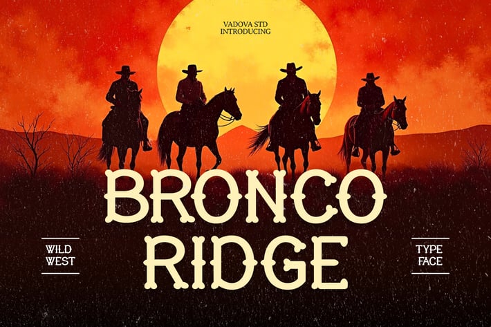Bronco Ridge Cowboy Font