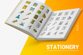 Sationery - Icons