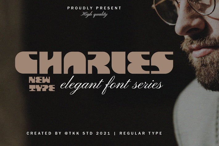 Retro Font - Charles 