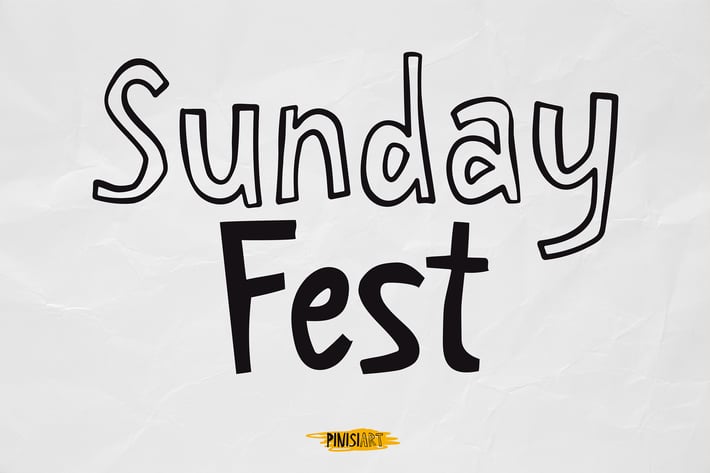 Travel & Influencer Font - Sunday Fest