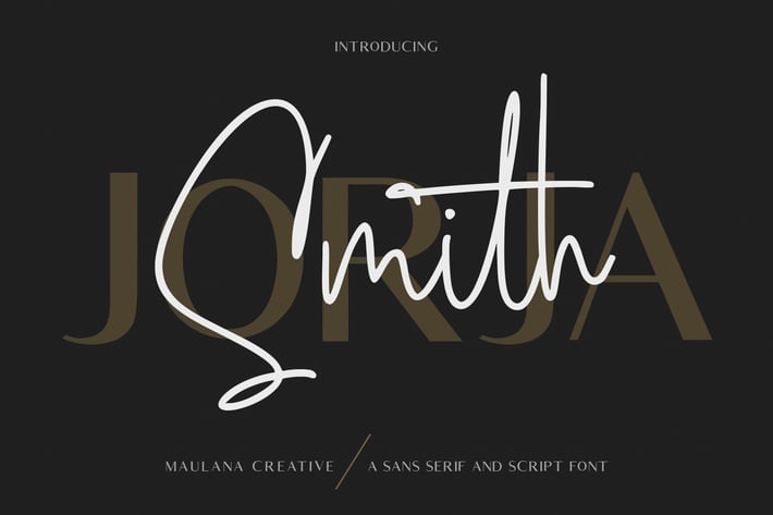 Jorja Smith Font Duo