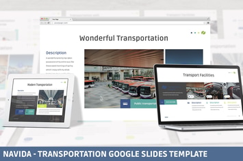 Navida - Transportation Google Slides Template