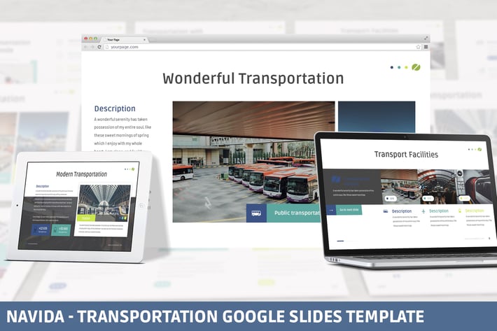 Navida - Transportation Google Slides Template