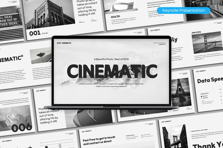 CINEMATIC - Modern Creative Portfolio Presentation
