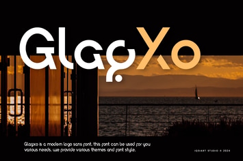 Glagxo - Modern Logo Font
