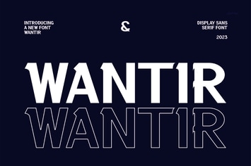 Wantir - Modern Sans Serif