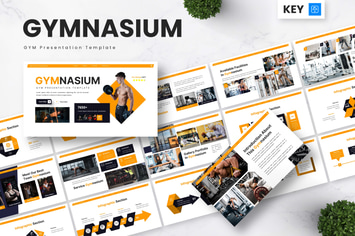 Gymnasium - GYM Keynote Templates