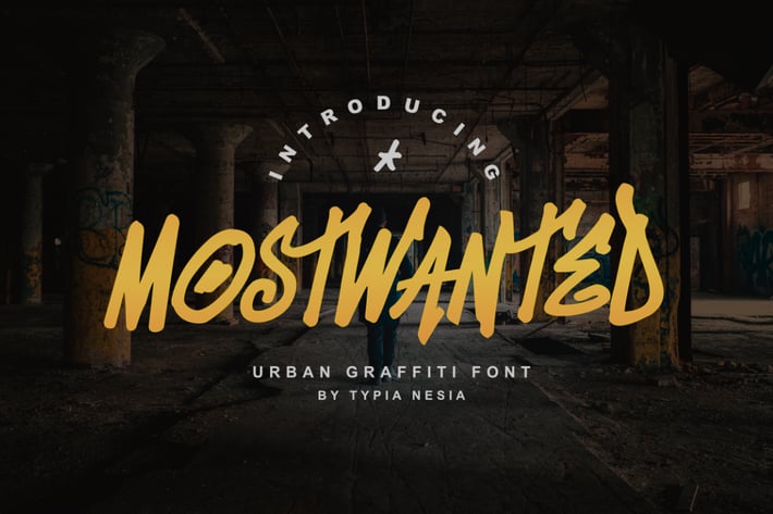 MostWanted Graffiti Font